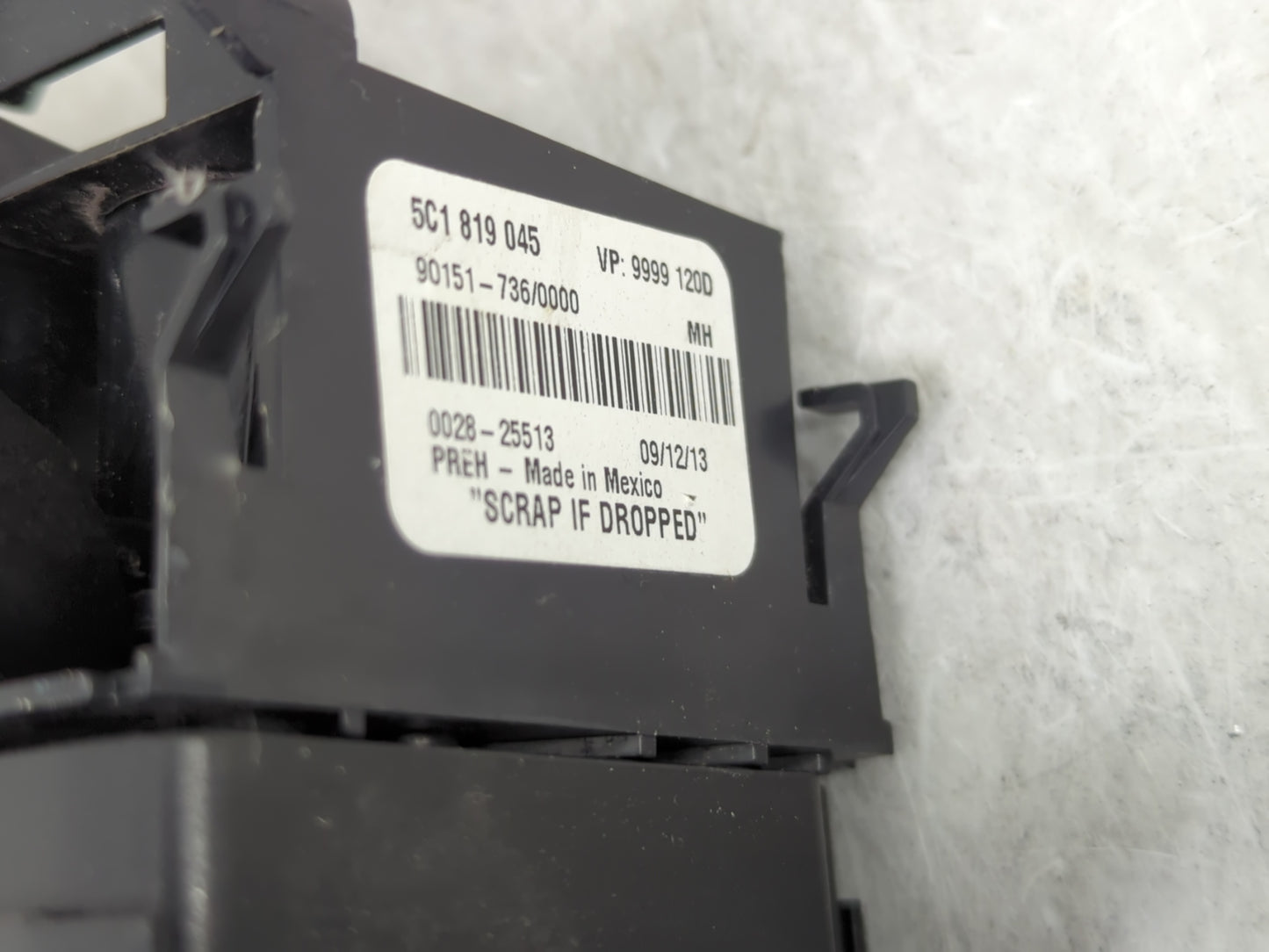 2011-2014 Volkswagen Jetta Climate Control Module Temperature AC/Heater Replacement P/N:5C1819045 Fits Fits 2011 2012 2013 2