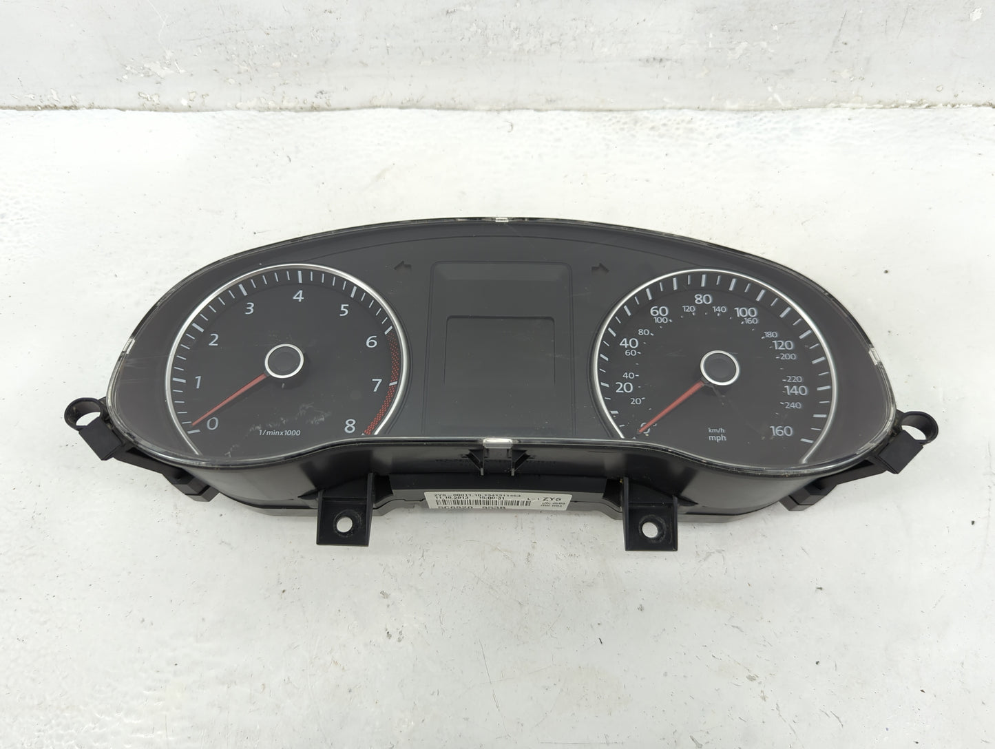 2014 Volkswagen Jetta Instrument Cluster Speedometer Gauges P/N:5C6920 953B Fits OEM Used Auto Parts - Oemusedautoparts1.com