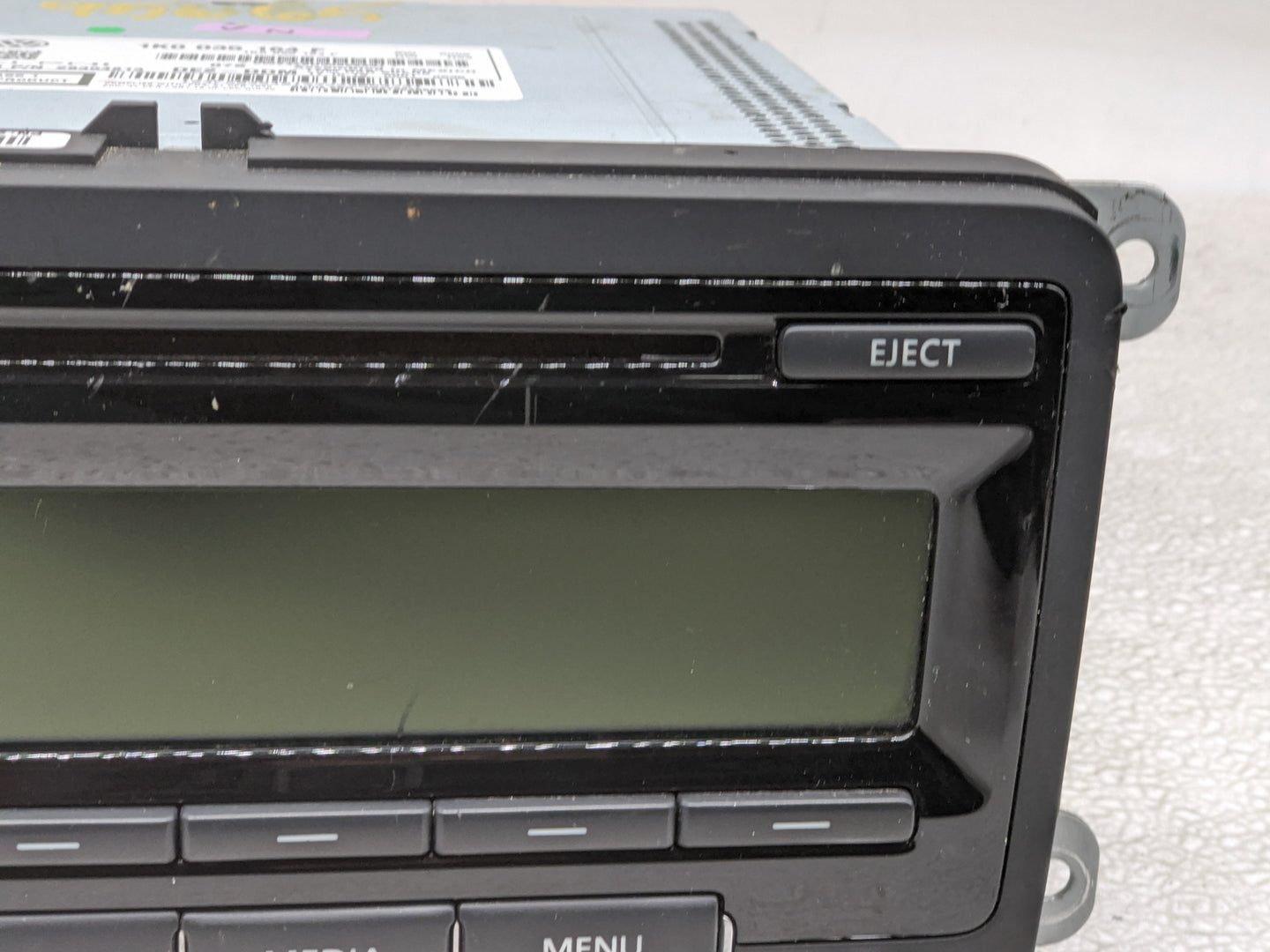 2014 Volkswagen Jetta Radio AM FM Cd Player Receiver Replacement P/N:1K0 035 164 F Fits Fits 2013 2015 OEM Used Auto Parts -