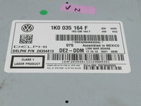 2014 Volkswagen Jetta Radio AM FM Cd Player Receiver Replacement P/N:1K0 035 164 F Fits Fits 2013 2015 OEM Used Auto Parts -