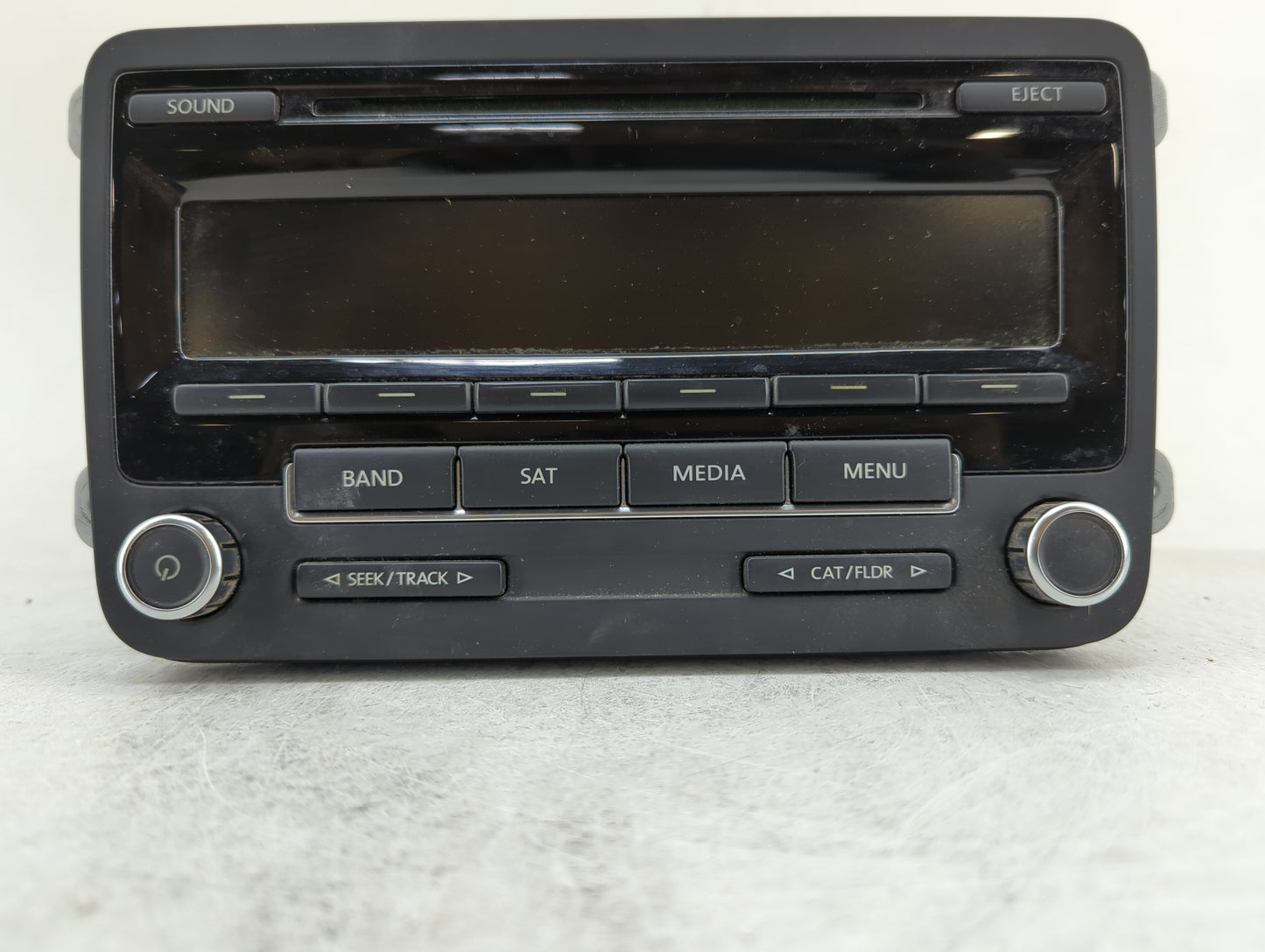 2014 Volkswagen Jetta Radio AM FM Cd Player Receiver Replacement P/N:1K0035164F Fits Fits 2013 2015 OEM Used Auto Parts - Oe