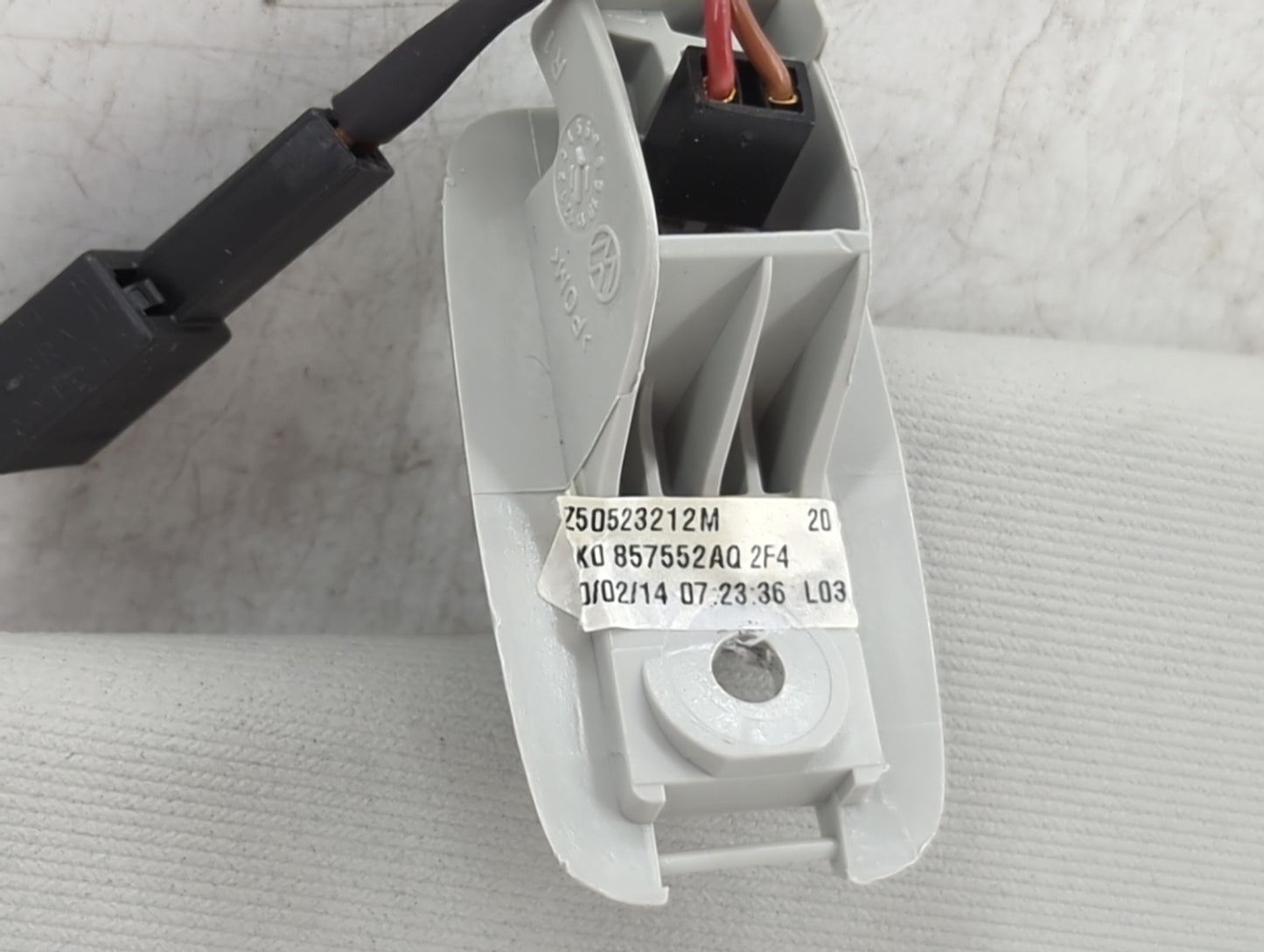2011-2014 Volkswagen Jetta Sun Visor Shade Replacement Passenger Right Mirror Fits Fits 2011 2012 2013 2014 OEM Used Auto Pa