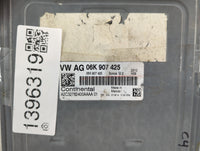 2014 Volkswagen Jetta PCM Engine Control Computer ECU ECM PCU OEM P/N:06K 907 425 Fits OEM Used Auto Parts - Oemusedautopart