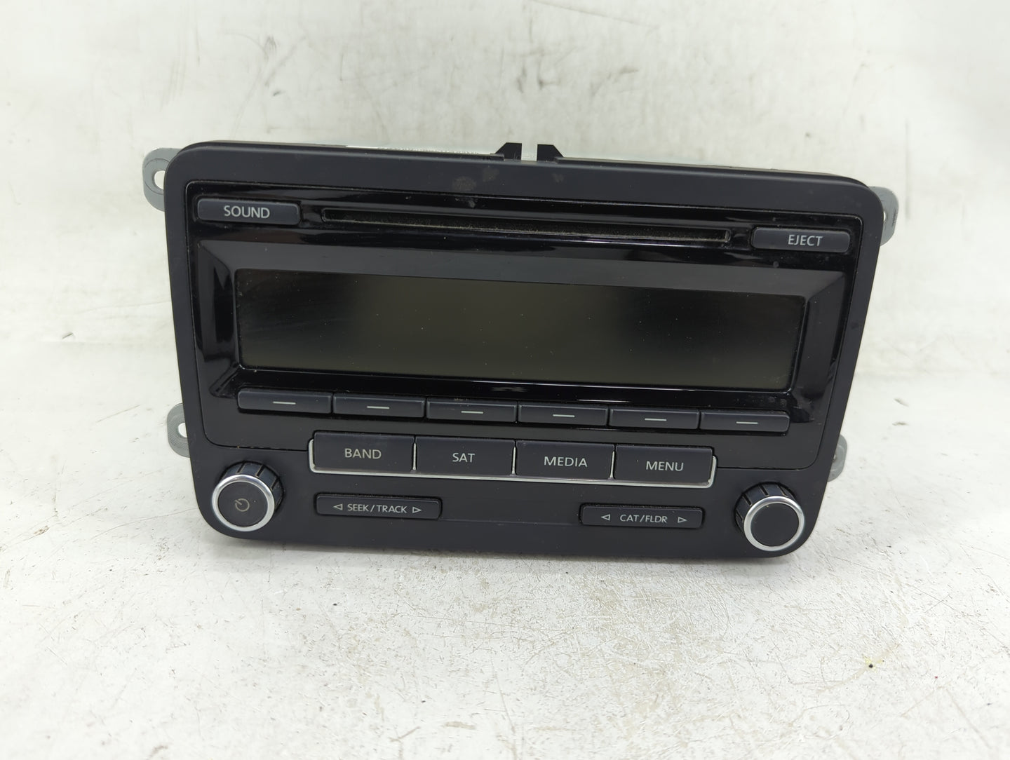 2014 Volkswagen Jetta Radio AM FM Cd Player Receiver Replacement P/N:1k0035164f Fits Fits 2013 2015 OEM Used Auto Parts - Oe