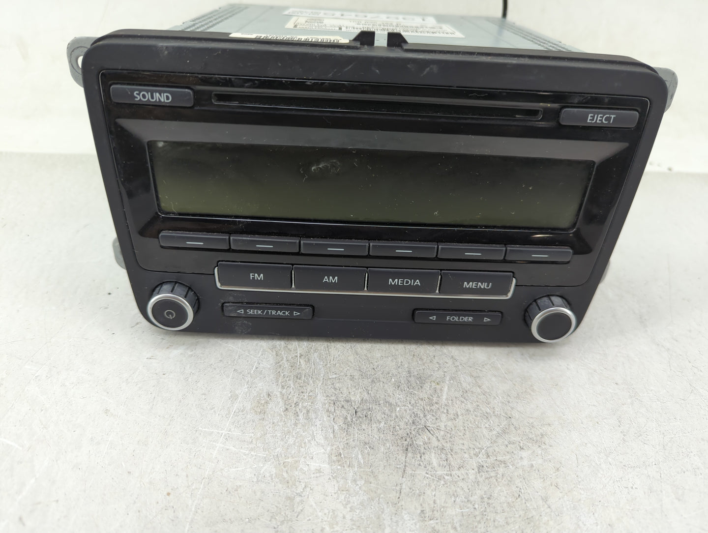 2011-2014 Volkswagen Jetta Radio AM FM Cd Player Receiver Replacement P/N:28352655 1K0 035 164 D Fits OEM Used Auto Parts - 