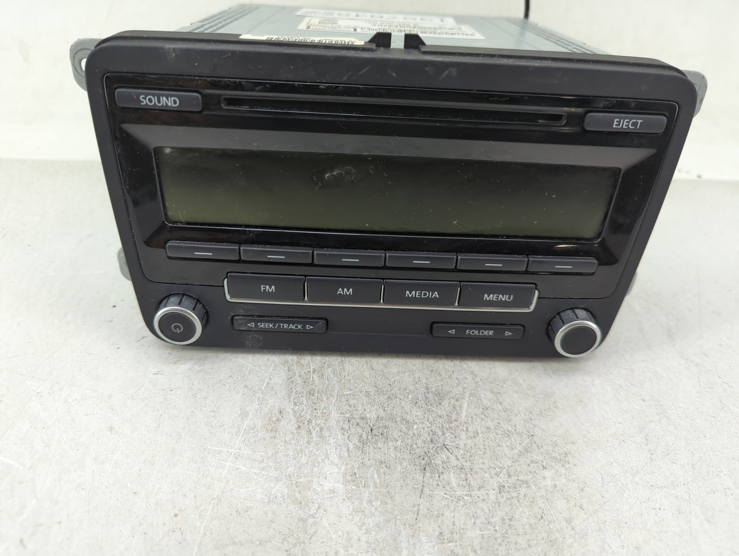 2011-2014 Volkswagen Jetta Radio AM FM Cd Player Receiver Replacement P/N:28352655 1K0 035 164 D Fits OEM Used Auto Parts - 