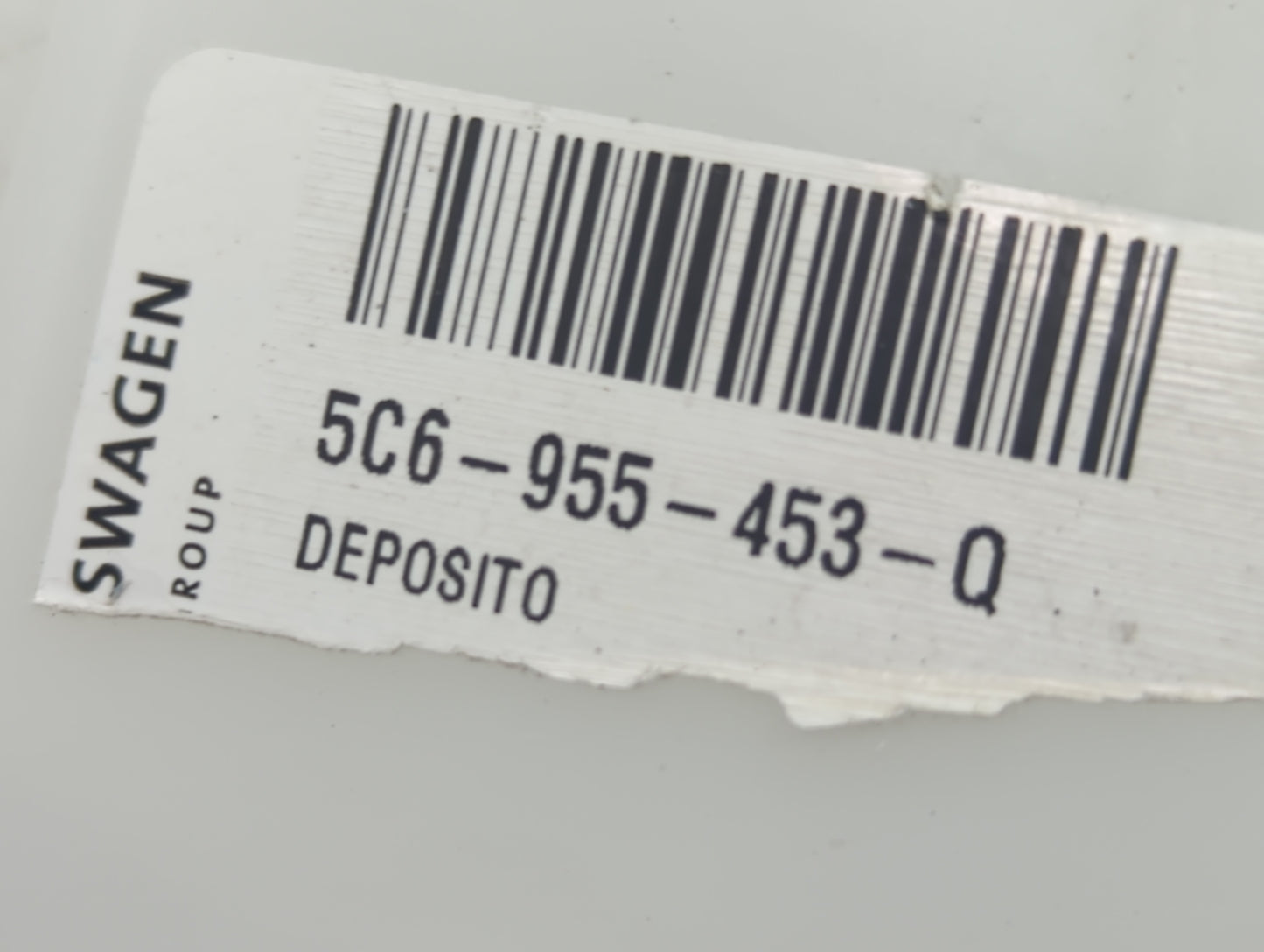 2011-2018 Volkswagen Jetta Windshield Washer Fluid Reservoir Bottle Oem - Oemusedautoparts1.com