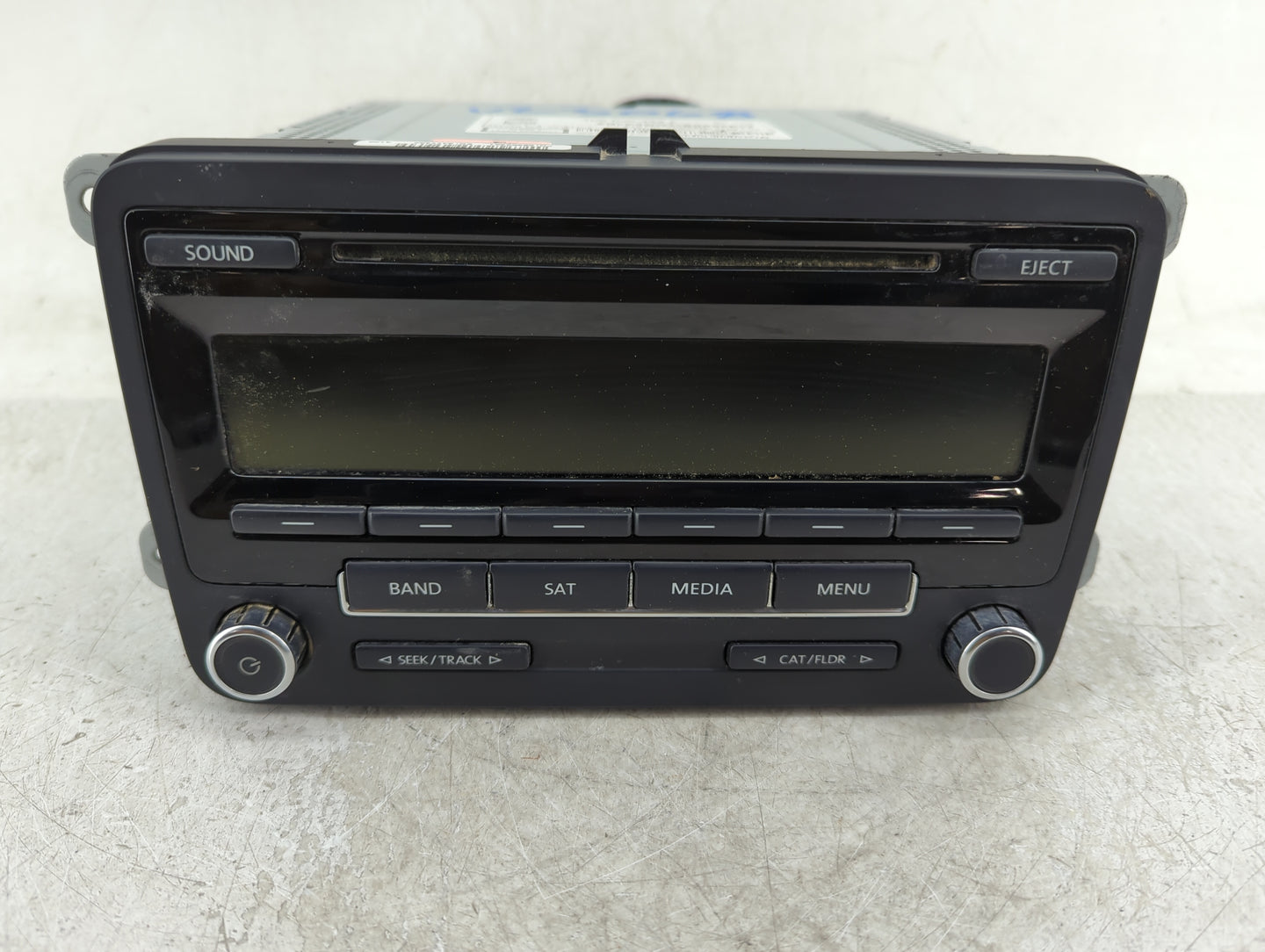 2014 Volkswagen Jetta Radio AM FM Cd Player Receiver Replacement P/N:1K0 035 164 F Fits Fits 2013 2015 OEM Used Auto Parts -