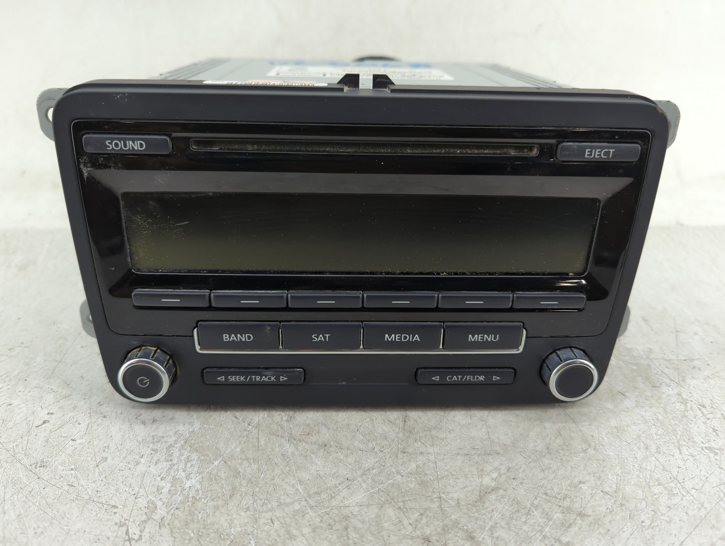 2014 Volkswagen Jetta Radio AM FM Cd Player Receiver Replacement P/N:1K0 035 164 F Fits Fits 2013 2015 OEM Used Auto Parts -