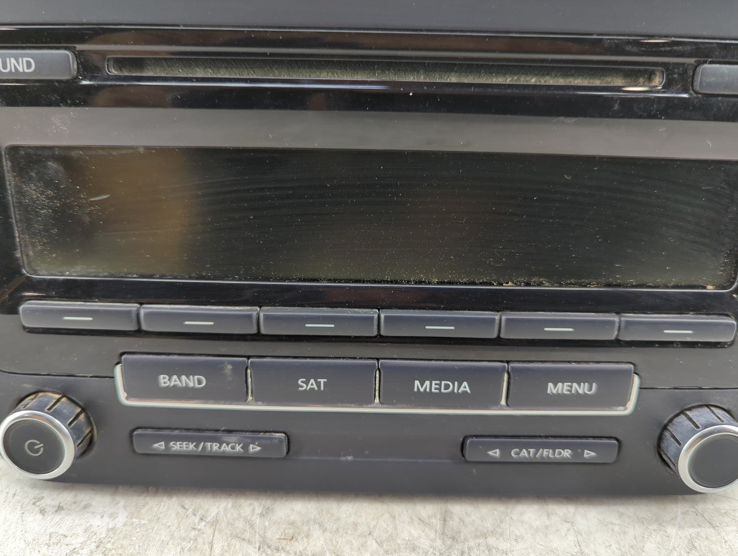 2014 Volkswagen Jetta Radio AM FM Cd Player Receiver Replacement P/N:1K0 035 164 F Fits Fits 2013 2015 OEM Used Auto Parts -