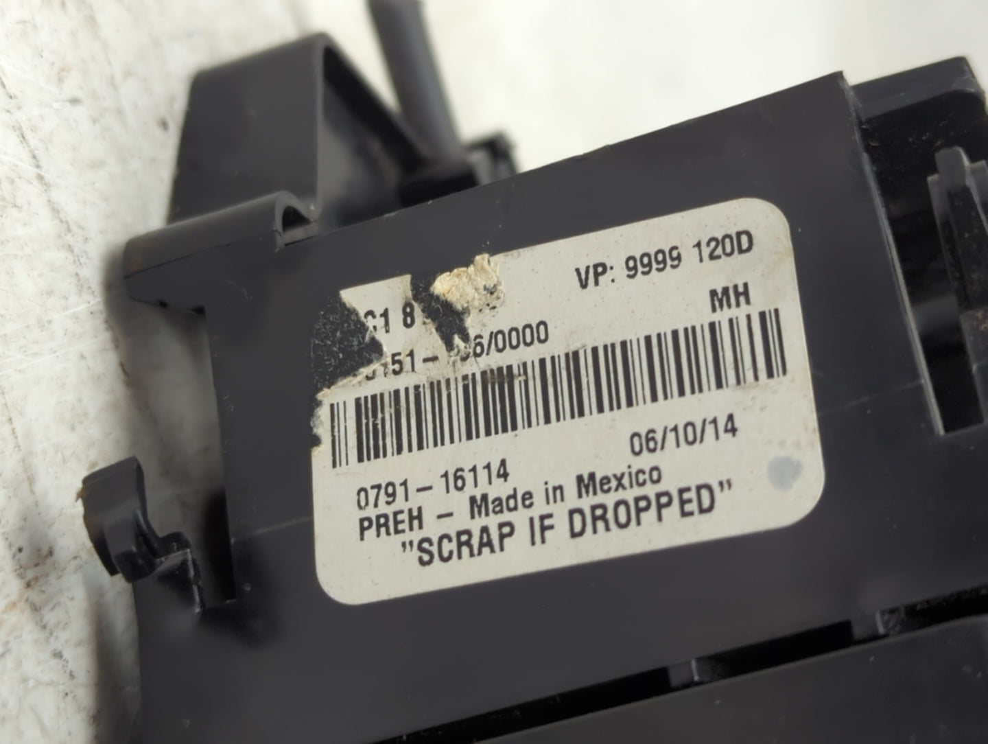 2011-2014 Volkswagen Jetta Climate Control Module Temperature AC/Heater Replacement Fits Fits 2011 2012 2013 2014 OEM Used A