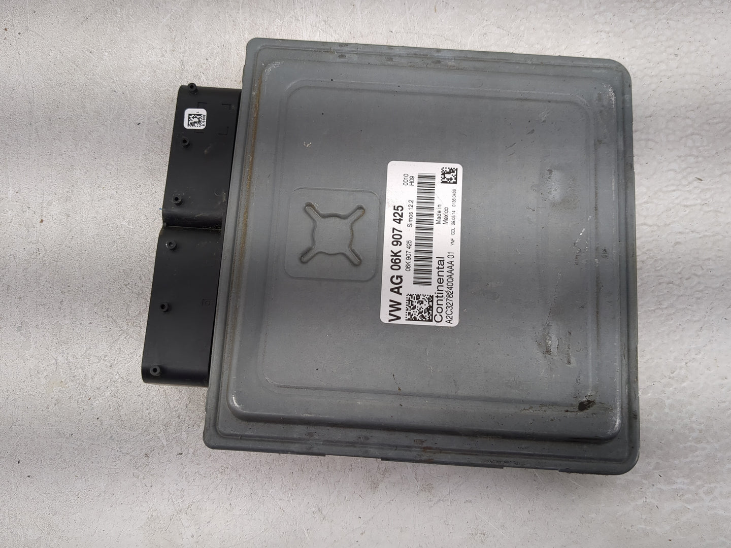 2014 Volkswagen Jetta PCM Engine Control Computer ECU ECM PCU OEM P/N:06K907425 A2C32782400AAAA Fits OEM Used Auto Parts - O