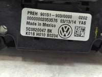 2014 Volkswagen Jetta Climate Control Module Temperature AC/Heater Replacement P/N:5C0820047 BK 90151-903/0000 Fits OEM Used