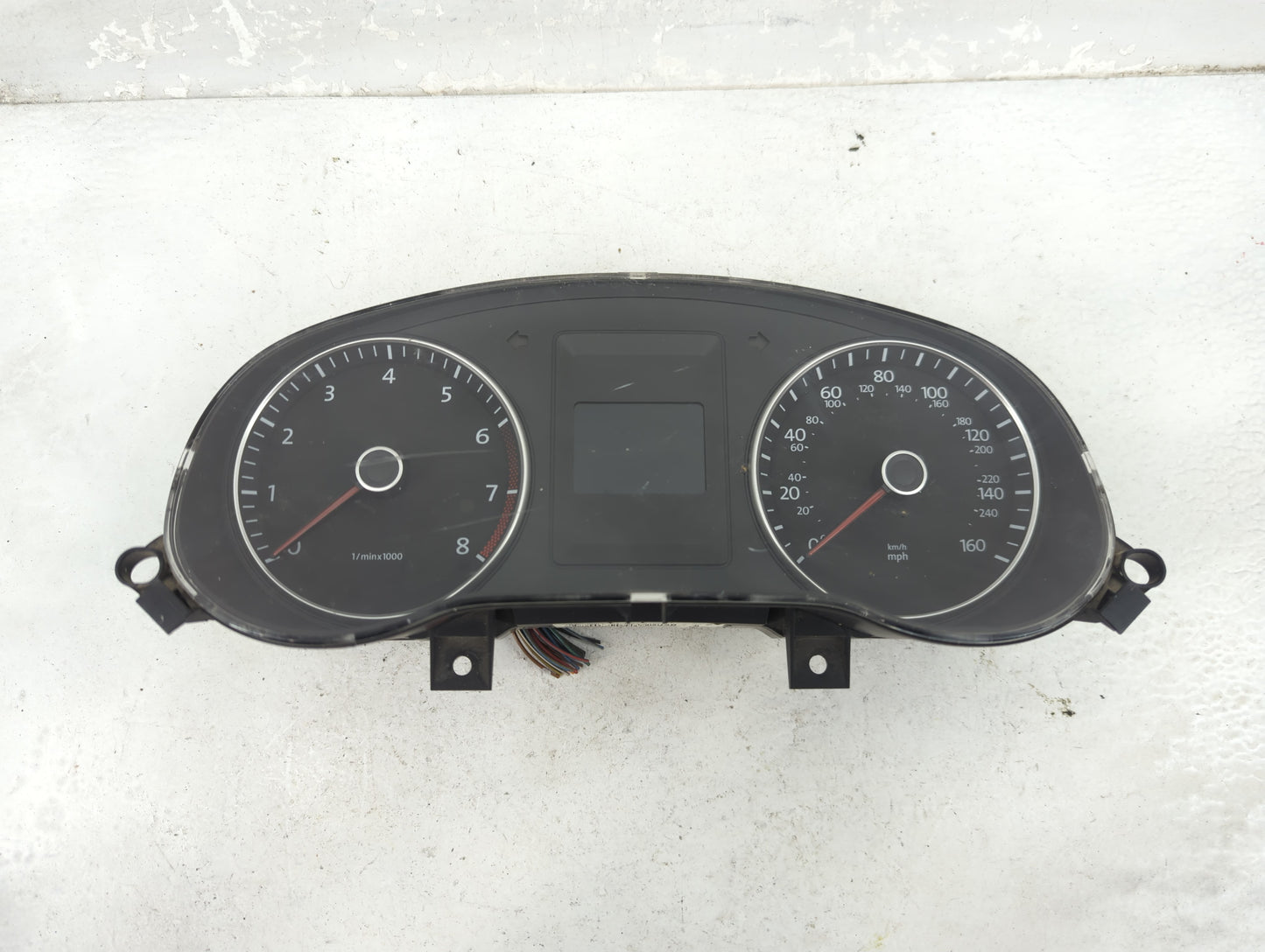 2014 Volkswagen Jetta Instrument Cluster Speedometer Gauges P/N:5C6920953B Fits OEM Used Auto Parts - Oemusedautoparts1.com