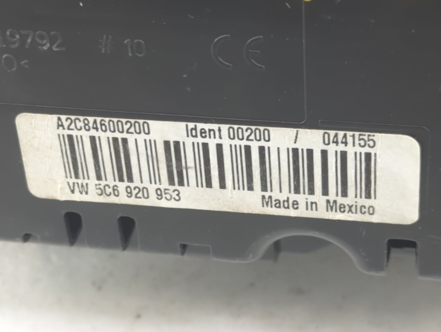 2014 Volkswagen Jetta Instrument Cluster Speedometer Gauges P/N:A2C84600200 5C6920953 Fits OEM Used Auto Parts - Oemusedauto