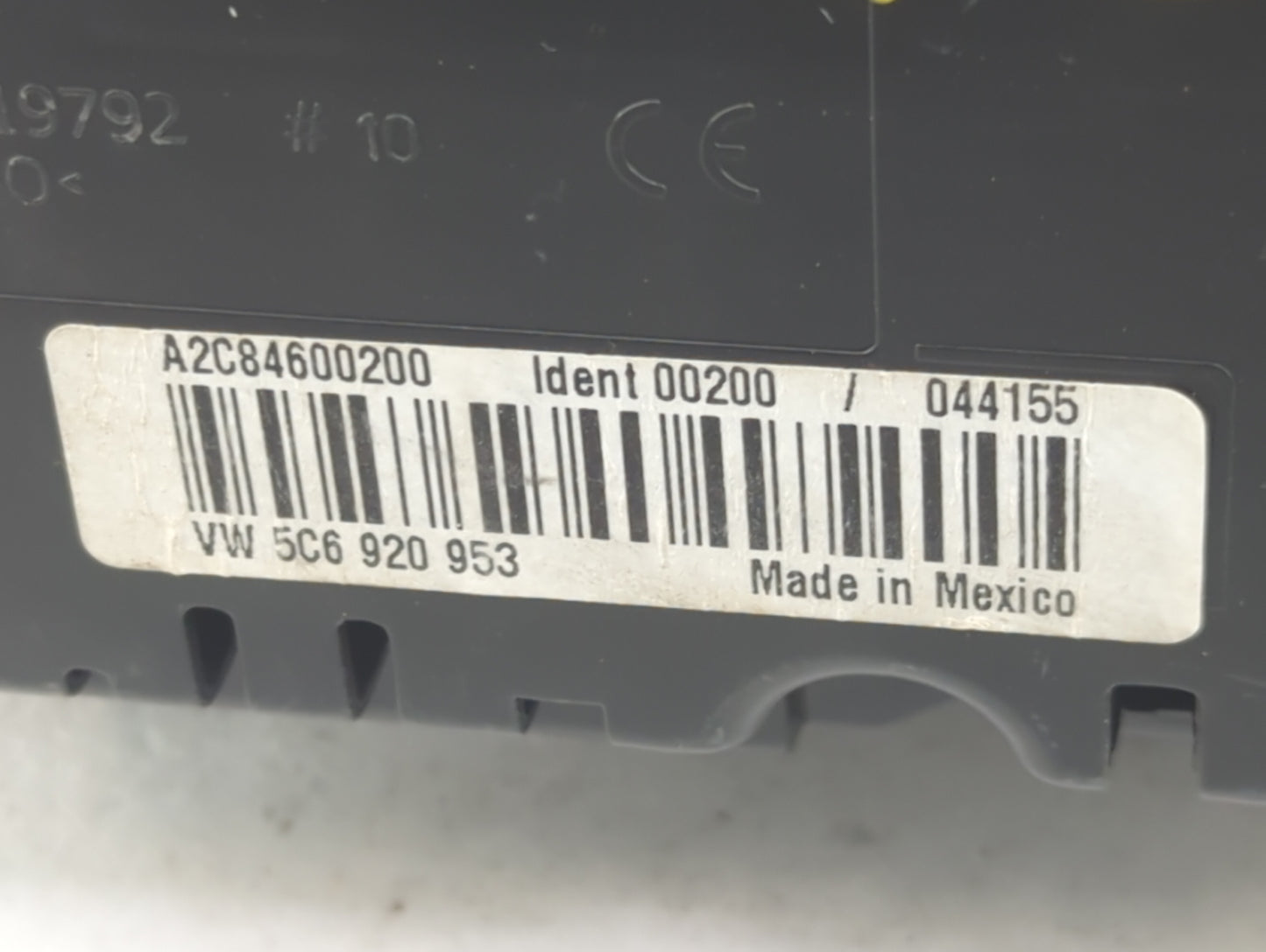 2014 Volkswagen Jetta Instrument Cluster Speedometer Gauges P/N:A2C84600200 5C6920953 Fits OEM Used Auto Parts - Oemusedauto