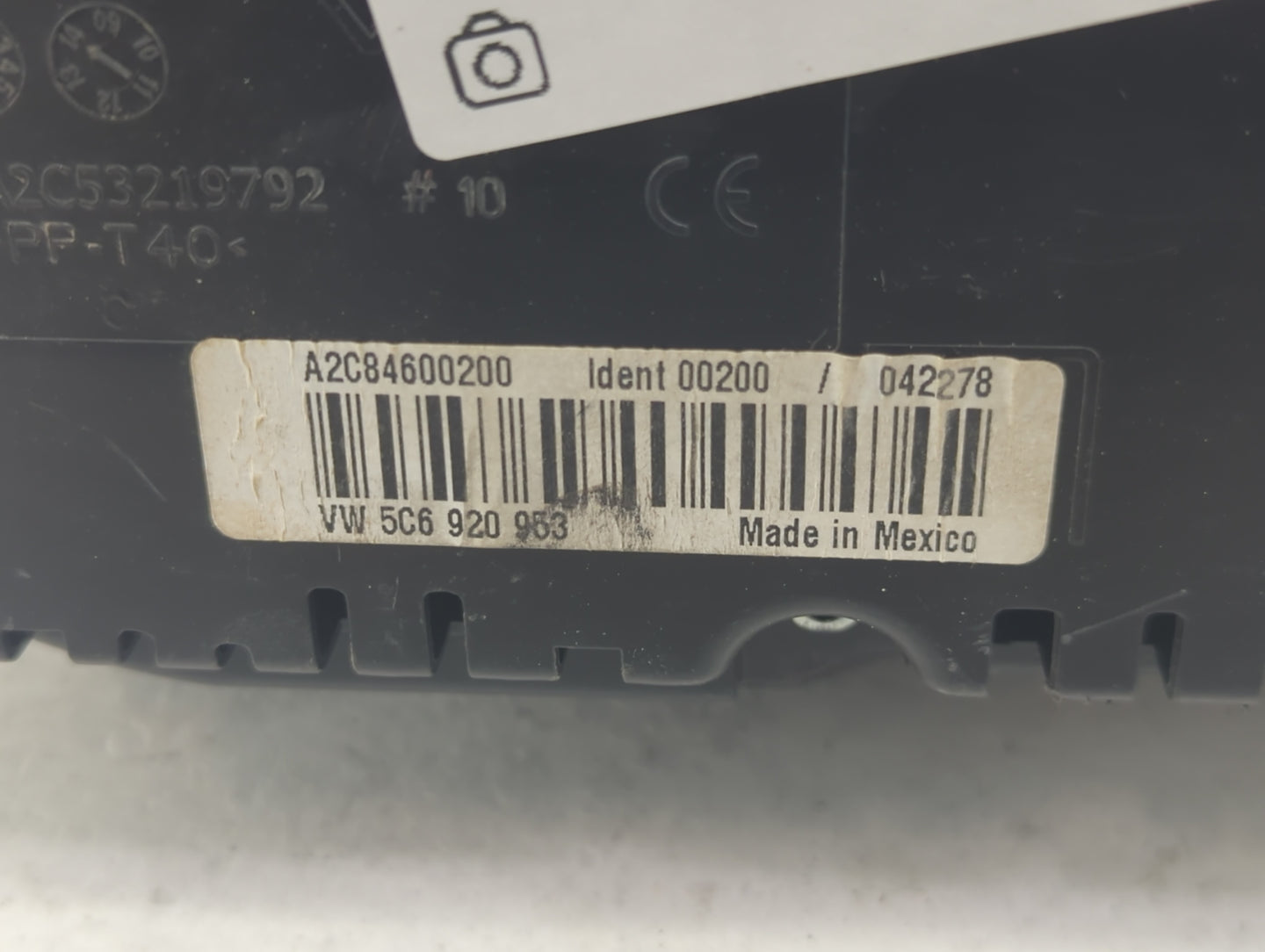 2014 Volkswagen Jetta Instrument Cluster Speedometer Gauges P/N:A2C53219792 A2C84600200 Fits Fits 2015 2016 2017 2018 2019 O
