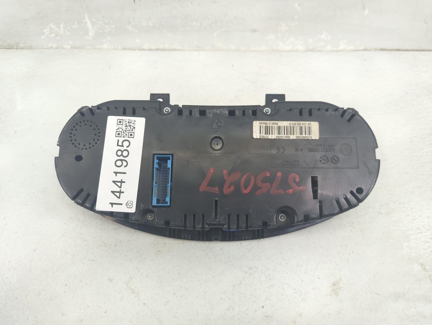 2014 Volkswagen Jetta Instrument Cluster Speedometer Gauges P/N:A2C84600500 5C6920953B Fits OEM Used Auto Parts - Oemusedaut