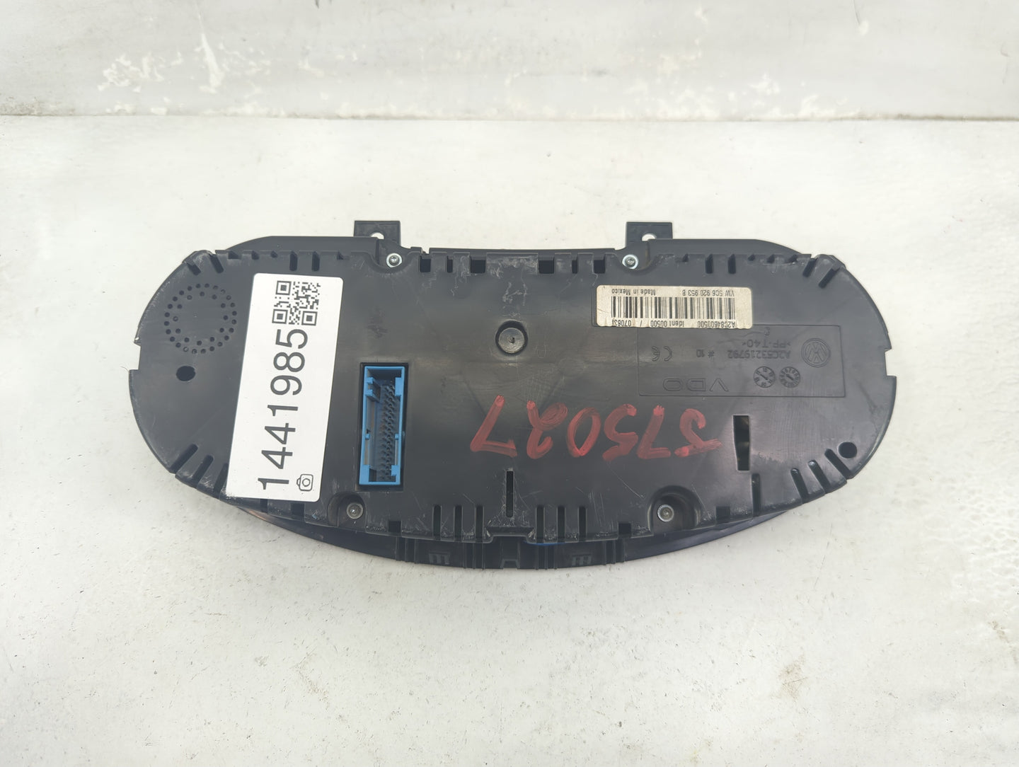 2014 Volkswagen Jetta Instrument Cluster Speedometer Gauges P/N:A2C84600500 5C6920953B Fits OEM Used Auto Parts - Oemusedaut