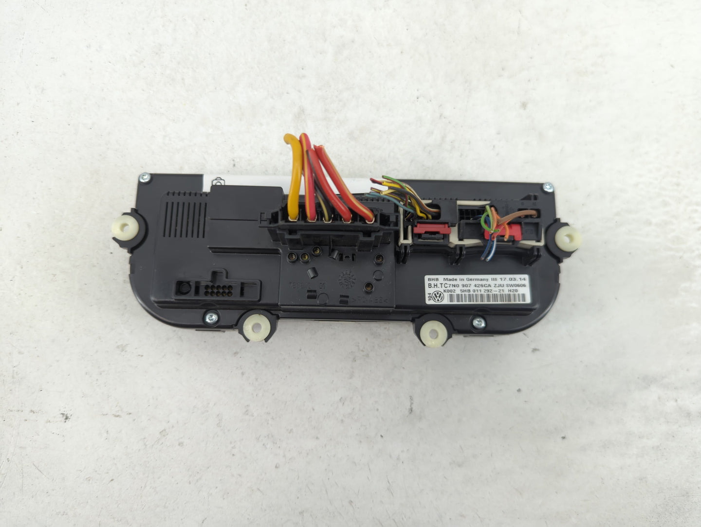 2011-2014 Volkswagen Jetta Climate Control Module Temperature AC/Heater Replacement P/N:7N0907426CA 5HB01129221 Fits OEM Use