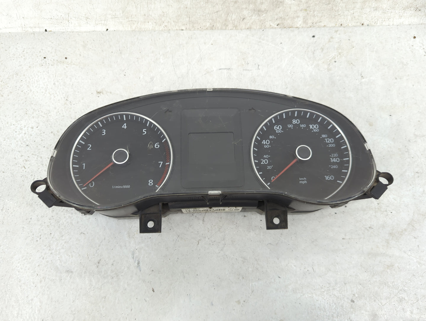 2014 Volkswagen Jetta Instrument Cluster Speedometer Gauges P/N:5C6920953B Fits OEM Used Auto Parts - Oemusedautoparts1.com