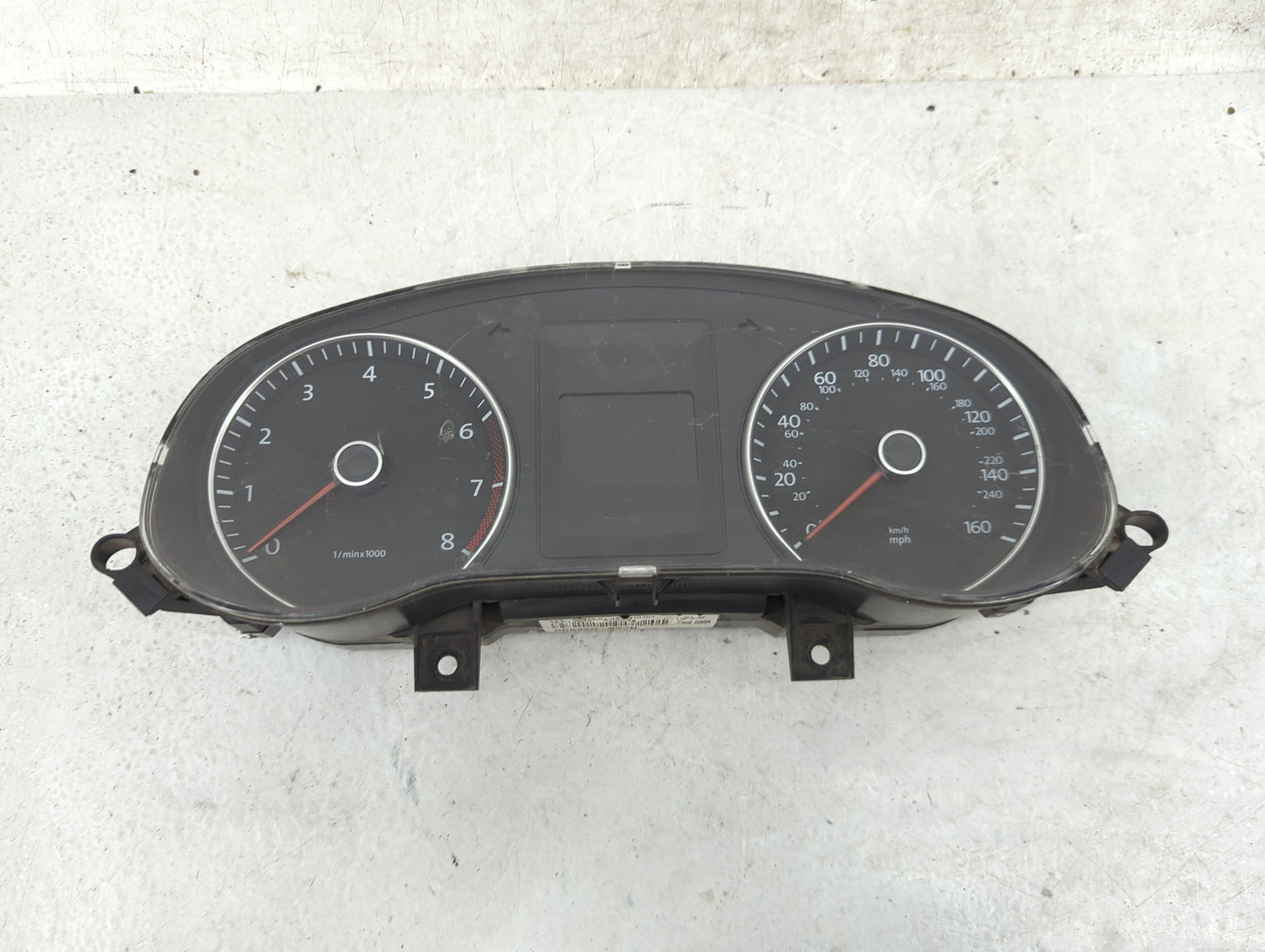 2014 Volkswagen Jetta Instrument Cluster Speedometer Gauges P/N:5C6920953B Fits OEM Used Auto Parts - Oemusedautoparts1.com