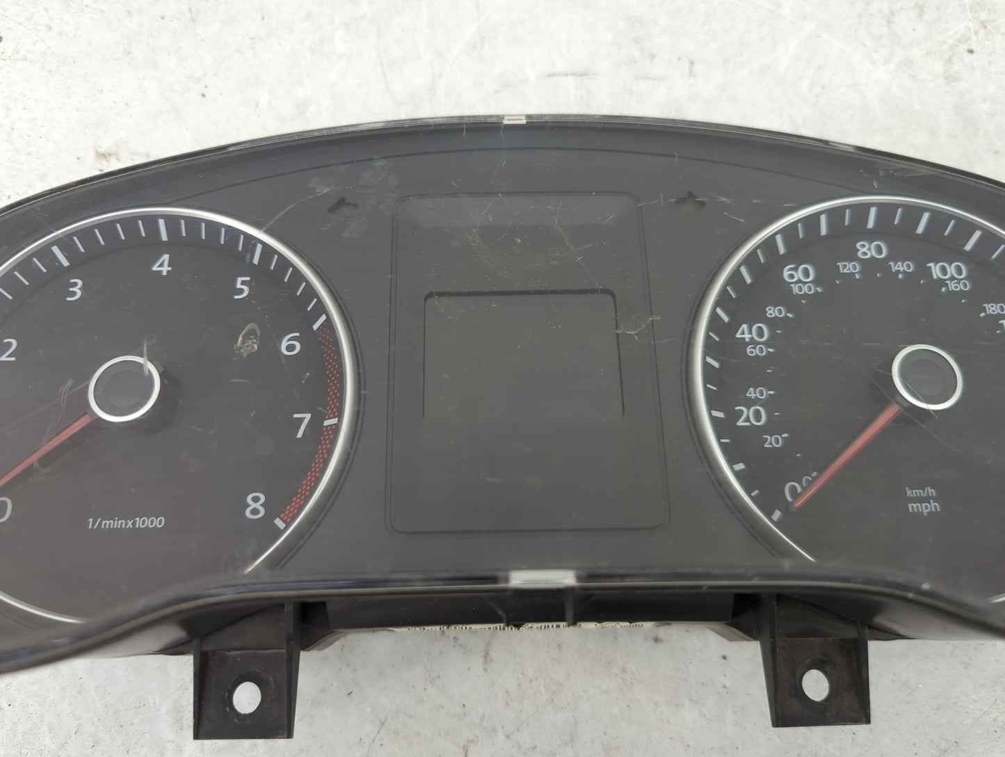2014 Volkswagen Jetta Instrument Cluster Speedometer Gauges P/N:5C6920953B Fits OEM Used Auto Parts - Oemusedautoparts1.com