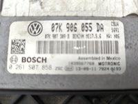 2014 Volkswagen Jetta PCM Engine Control Computer ECU ECM PCU OEM P/N:07K906055DA 07K907309B, 0261S07858 Fits OEM Used Auto 
