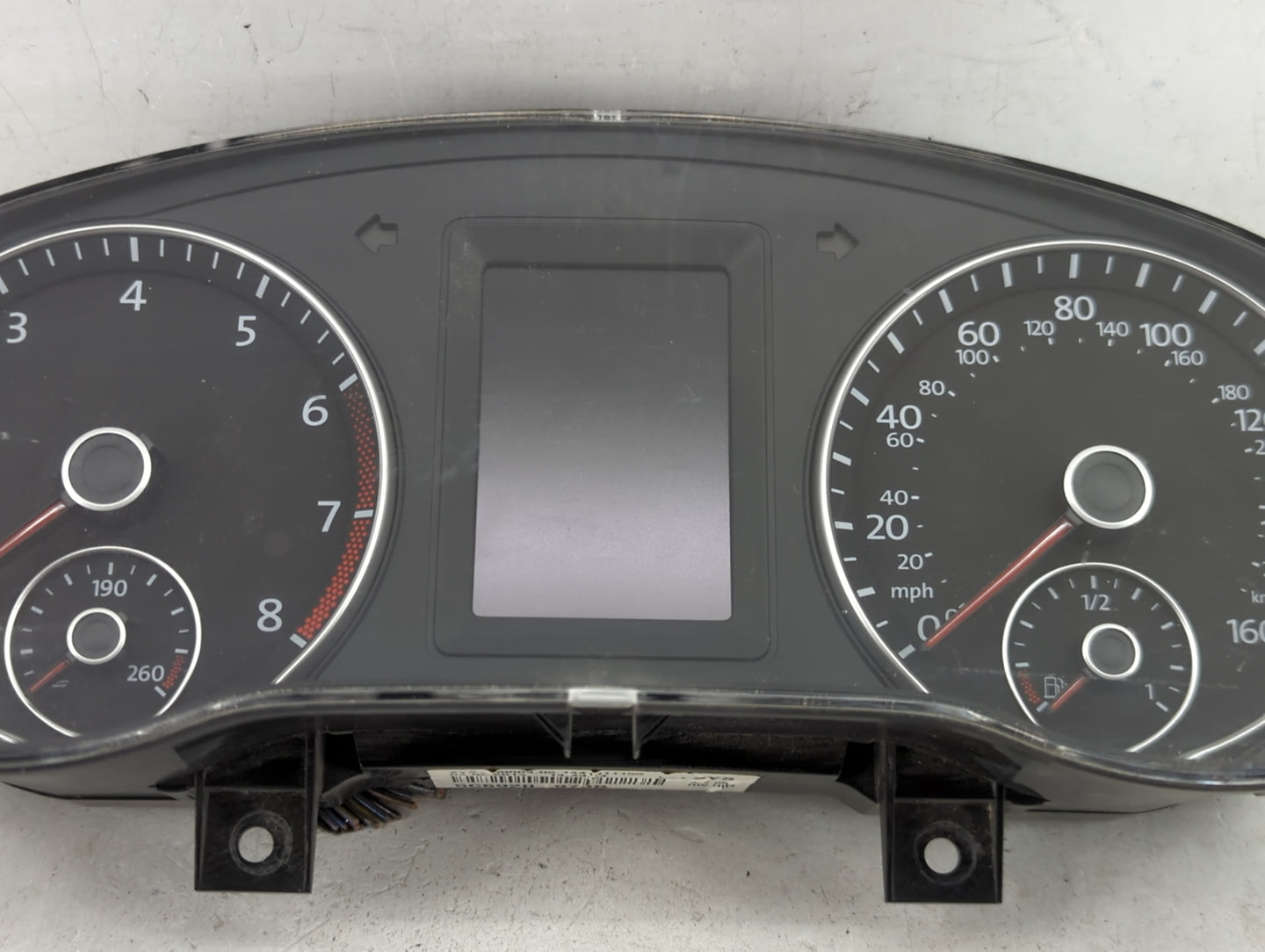 2014 Volkswagen Jetta Instrument Cluster Speedometer Gauges P/N:5C6920973B Miles: Fits OEM Used Auto Parts - Oemusedautopart