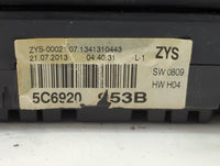 2014 Volkswagen Jetta Instrument Cluster Speedometer Gauges P/N:5C6920953B Miles: Fits OEM Used Auto Parts - Oemusedautopart