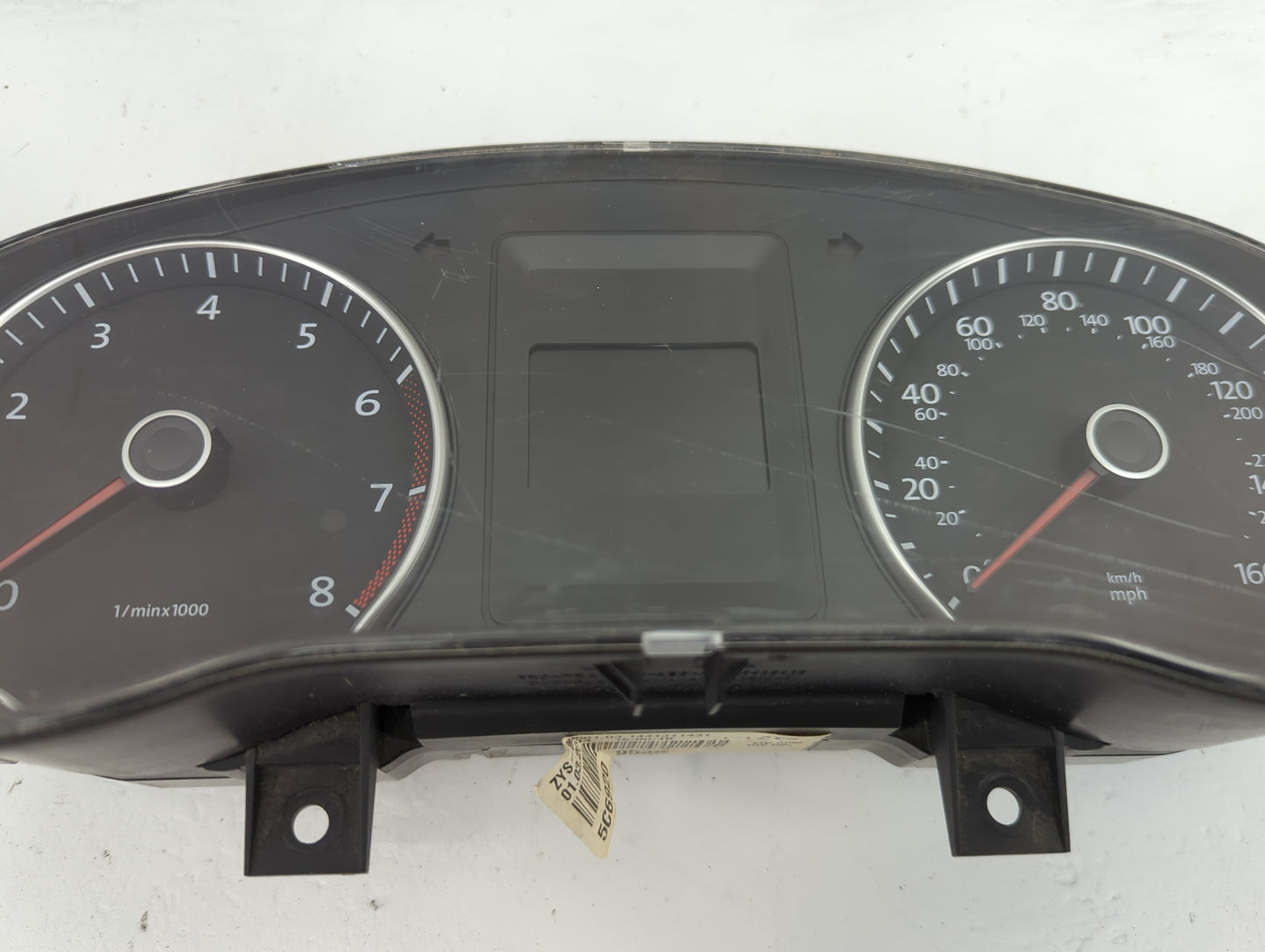 2014 Volkswagen Jetta Instrument Cluster Speedometer Gauges P/N:5C6920953B Miles: Fits OEM Used Auto Parts - Oemusedautopart