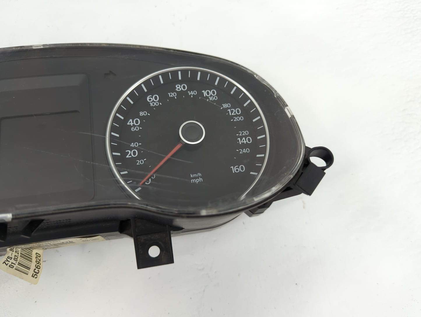 2014 Volkswagen Jetta Instrument Cluster Speedometer Gauges P/N:5C6920953B Miles: Fits OEM Used Auto Parts - Oemusedautopart