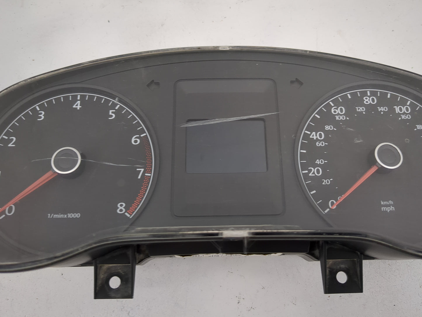 2014 Volkswagen Jetta Instrument Cluster Speedometer Gauges P/N:5C6920953 A2C53215792 Miles: Fits OEM Used Auto Parts - Oemu
