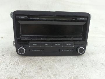 2012-2017 Volkswagen Jetta Radio AM FM Cd Player Receiver Replacement P/N:1K0035164F 28354813 Fits OEM Used Auto Parts - Oem