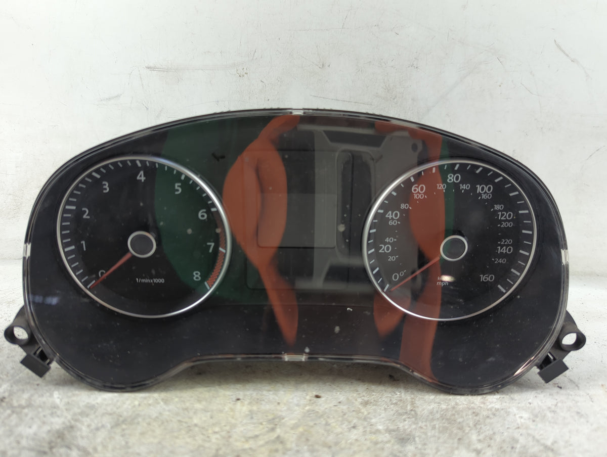 2014 Volkswagen Jetta Instrument Cluster Speedometer Gauges P/N:5C6920953B A2C53219792 Miles: Fits OEM Used Auto Parts - Oem