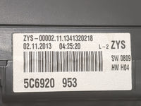 2014 Volkswagen Jetta Instrument Cluster Speedometer Gauges P/N:5C6920953 ZYS-00002.11.1341320218 Miles: Fits OEM Used Auto 