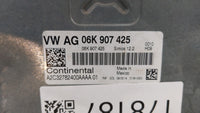 2014 Volkswagen Jetta PCM Engine Control Computer ECU ECM PCU OEM P/N:06K 906 070 C 06K 907 425, 06K 906 070 F Fits OEM Used