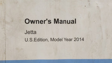 2014 Volkswagen Jetta Owners Manual Book Guide OEM Used Auto Parts