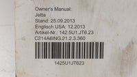 2014 Volkswagen Jetta Owners Manual Book Guide OEM Used Auto Parts - Oemusedautoparts1.com