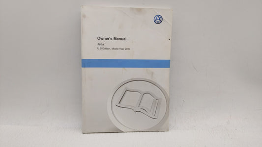 2014 Volkswagen Jetta Owners Manual Book Guide OEM Used Auto Parts - Oemusedautoparts1.com