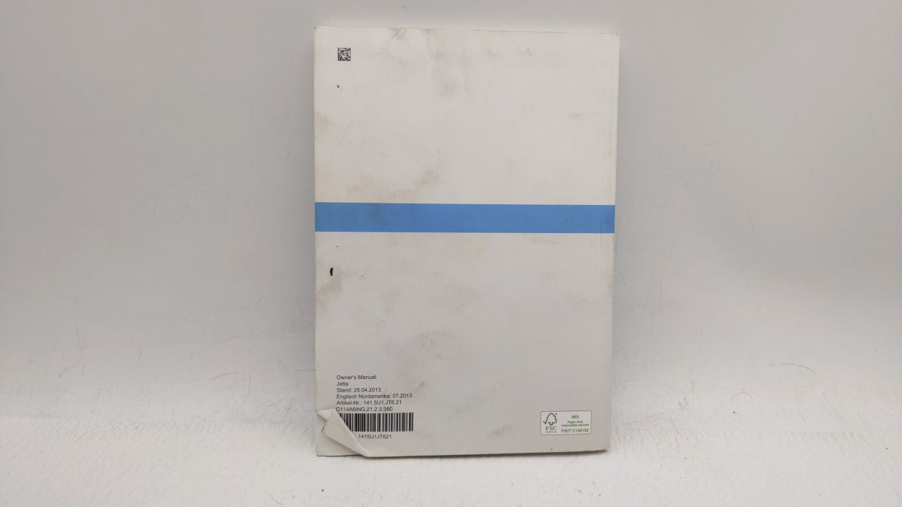 2014 Volkswagen Jetta Owners Manual Book Guide OEM Used Auto Parts - Oemusedautoparts1.com