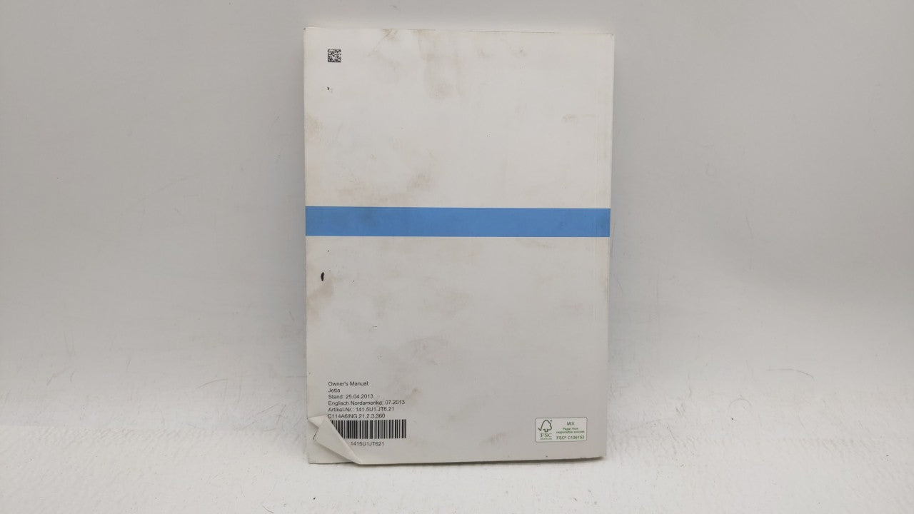 2014 Volkswagen Jetta Owners Manual Book Guide OEM Used Auto Parts - Oemusedautoparts1.com