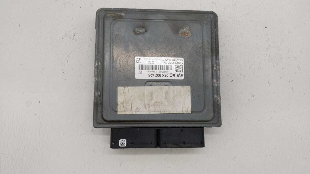 2014 Volkswagen Jetta PCM Engine Control Computer ECU ECM PCU OEM P/N:06K 906 070 C 06K 907 425, 06K 906 070 F Fits OEM Used