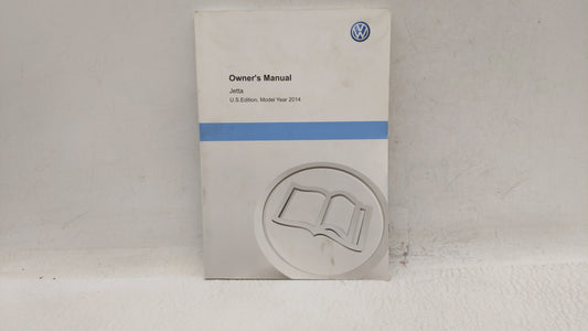 2014 Volkswagen Jetta Owners Manual Book Guide OEM Used Auto Parts - Oemusedautoparts1.com