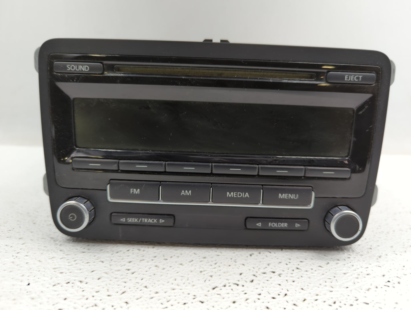 2011-2014 Volkswagen Jetta Radio AM FM Cd Player Receiver Replacement P/N:1K0 035 164 F 1K0035164D Fits OEM Used Auto Parts 