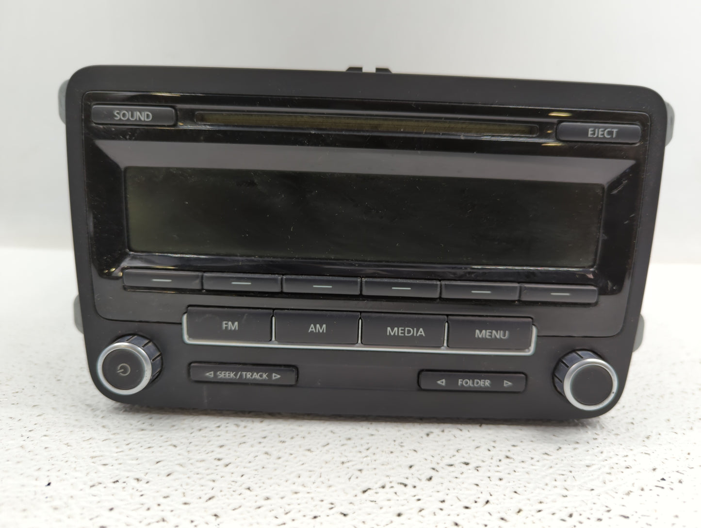 2011-2014 Volkswagen Jetta Radio AM FM Cd Player Receiver Replacement P/N:1K0 035 164 F 1K0035164D Fits OEM Used Auto Parts 