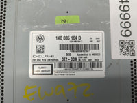 2011-2014 Volkswagen Jetta Radio AM FM Cd Player Receiver Replacement P/N:1K0 035 164 F 1K0035164D Fits OEM Used Auto Parts 