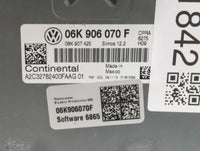 2014 Volkswagen Jetta PCM Engine Control Computer ECU ECM PCU OEM P/N:06K 906 070 C 06K 907 425, 06K 906 070 F Fits OEM Used
