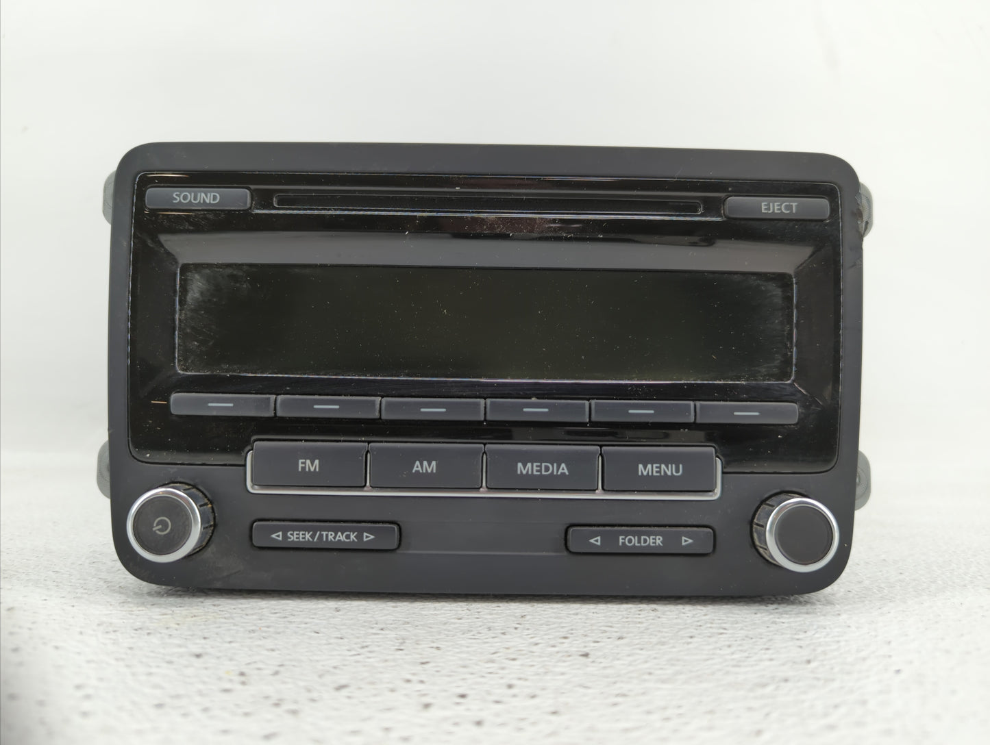2011-2014 Volkswagen Jetta Radio AM FM Cd Player Receiver Replacement P/N:1K0 035 164 F 1K0035164D Fits OEM Used Auto Parts 