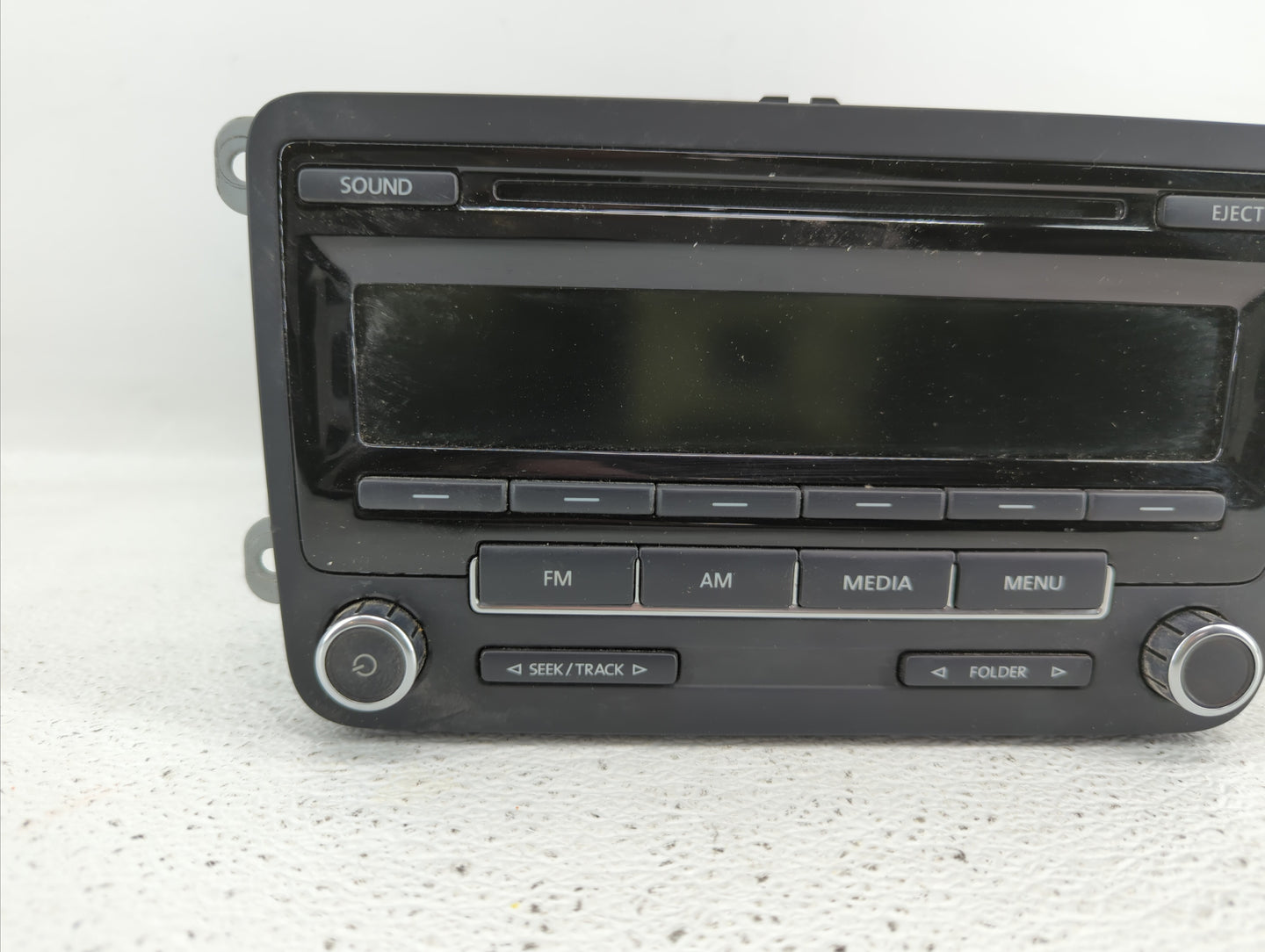 2011-2014 Volkswagen Jetta Radio AM FM Cd Player Receiver Replacement P/N:1K0 035 164 F 1K0035164D Fits OEM Used Auto Parts 